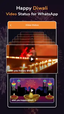 Happy Diwali Video Status 2023 android App screenshot 2